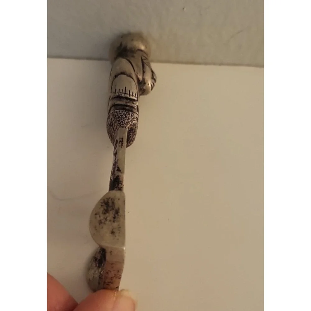 Sterling Silver 926 Made in Peru Figural Peruvian Bottle Opener 58 grams